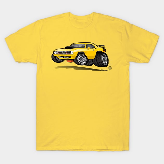 73 Cuda T-Shirt by Goin Ape Studios